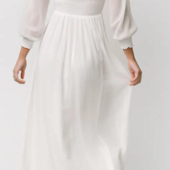 Baltic Born "Giselle Maxi Dress" - White, Sz Medium - Picture 4 of 7